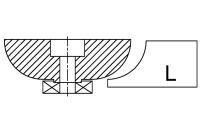 Профильная фреза сегментная гранит L10 (L20)