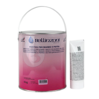 Клей-мастика полиэфирный для камня Mastice 2000 Trasparente Solido 00 медовый (прозрачный) густой 4кг Bellinzoni