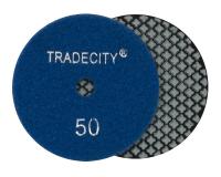 Алмазные гибкие шлифовальные круги Крестик Pads 7-STEP №50 D100